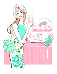 ランチタイム　ライムカラー