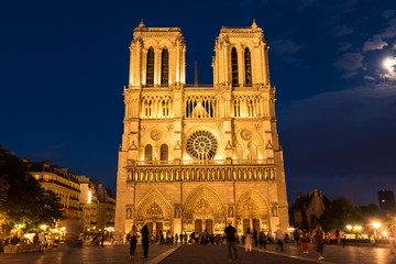 Fototapeta na wymiar Seine Notre-Dame in Paris