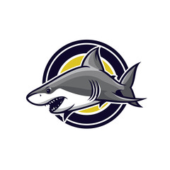 Fish vector mascot icon illustration
