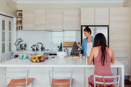 Women Enjoy ing the Morning