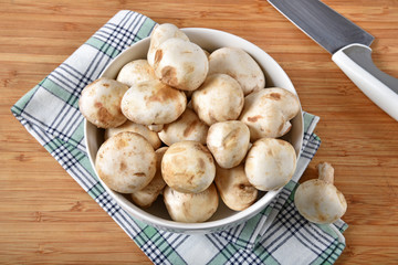 Bowl of mushrooms