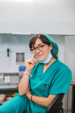 Biologist Working in a Professional Laboratory