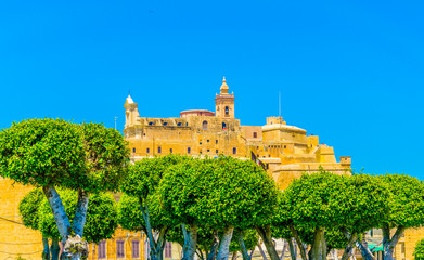 View of the Il-Kastell citadel in Victoria, Gozo, Malta