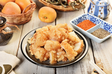 Taiwanese street food - Deep fried squid 
