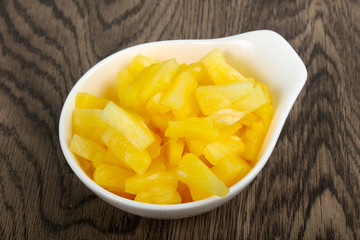 Canned pineapple