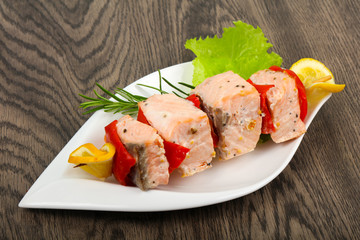 Salmon Skewer