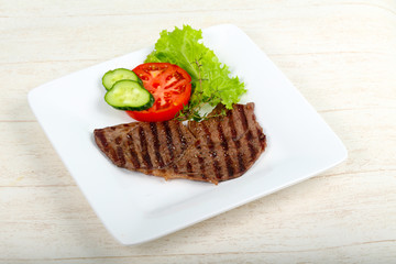 Grilled beef steak