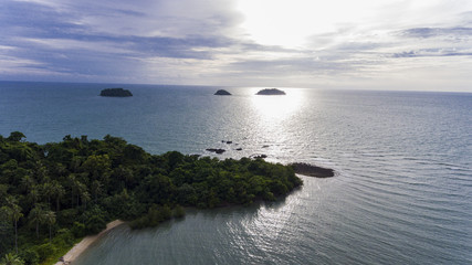 Stunning islands off the coast of Koh Chang, Thailand.
