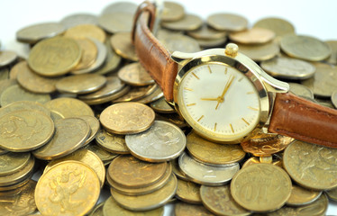 time money coins