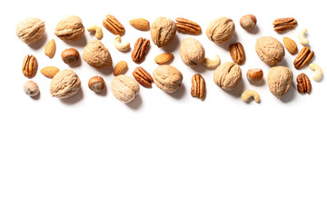 Pattern of nuts mix