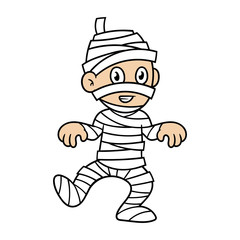 Cartoon Mummy Character