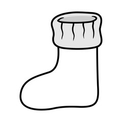 Cartoon Sock Illustration