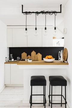 Modern white kitchen