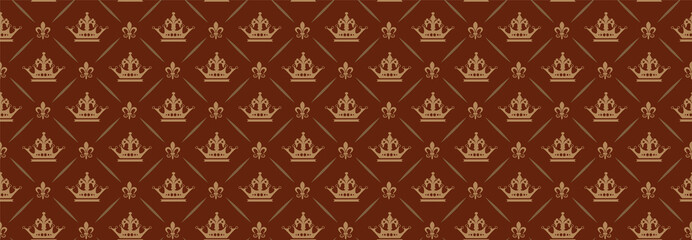 Wallpaper background, Royal, dark brown