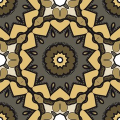 Multicolor geometric fantasy seamless vector illustration. For fashion Design Templates, Wallpaper