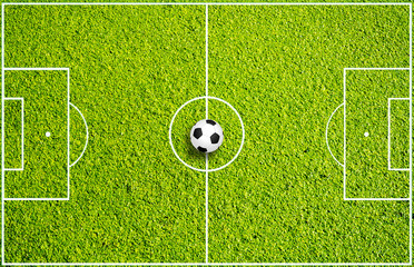 Fußballspielfeld