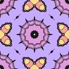 colored geometric vector pattern. Vector illustration. ideal for creative and decorative projects.