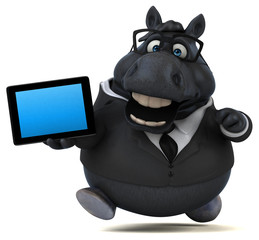 Fun horse - 3D Illustration