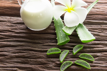 Aloe and milk