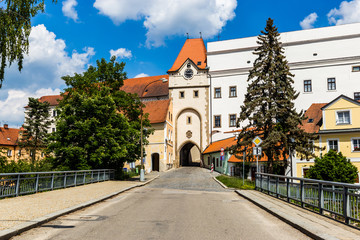 Fototapeta premium Jindrichuv Hradec. City in South Bohemian region, Czech Republic, Central Europe.