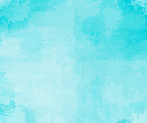 Turquoise background as if watercolor
