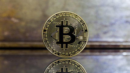 Obraz na płótnie Canvas Bitcoin Digital Cryto Currency