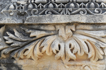 Detail from column in Myra Turkey