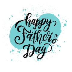 Father's Day Typography Cards, Vector Calligraphy, Hand Lettering for Dad, Modern Script Font Quote Lettering, Vector Poster with Modern Calligraphy