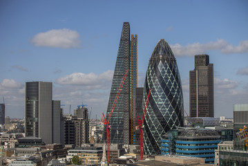 Fototapeta premium panoramę Londynu w lecie