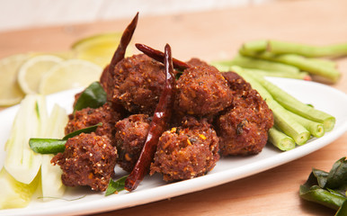 Yam Naem Khao Thot from Thailand - Thai food