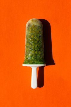Popsicle: Healthy Frozen Treat Of Peas