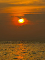 Sunset at the sea. Thailand. Phuket.
