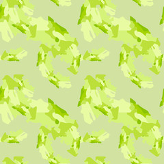 Abstract bright background as UFO camouflage in different shades of green