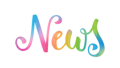 NEWS brush calligraphy icon