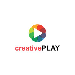 creative media play logo