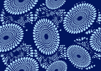 Batik Textile Fashion, fabric print, vector illustration file.