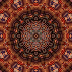 abstrakt fraktal mandala stil grafik