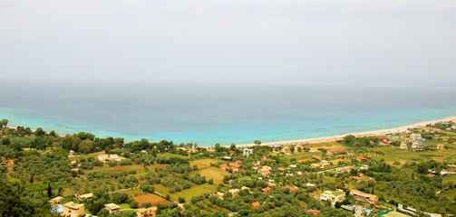 Landscape view from Lefkada, Greece