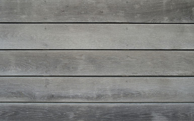 close up of weathered wooden boards in horizontal layout suitable for use as a background texture