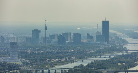vienna city panorama 