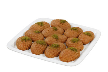 Turkish Dessert Kalburabasti,riddled egg shaped sweet pastries