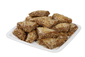 Baklava,Turkish Ramadan Dessert Baklava,Baklava with walnut