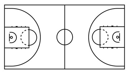 basketball arena.marking of basketball arena. vector textures