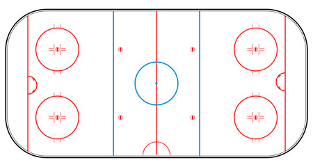 hockey arena background.marking of hockey arena. vector textures
