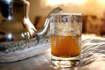 Moroccan Traditional Tea set up
