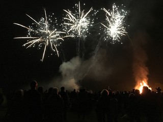Bonfire and Fireworks 