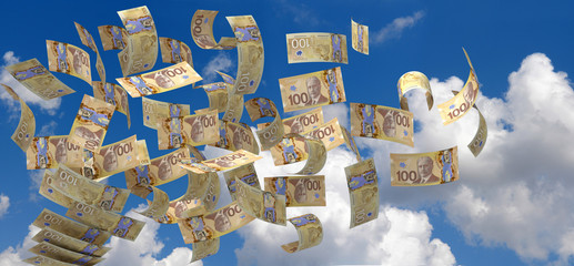 Flying Canadian Dollar