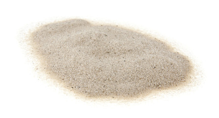 sand isolated on white background