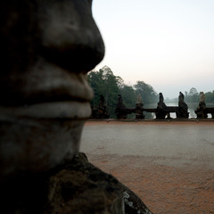 CAMBODIA SIEM REAP ANGKOR THOM SOUTH GATE