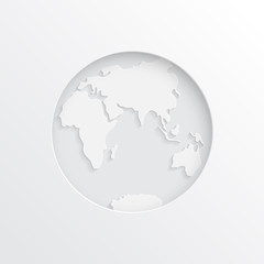 World Environment day paper cut concept